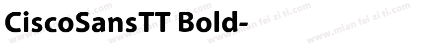 CiscoSansTT Bold字体转换